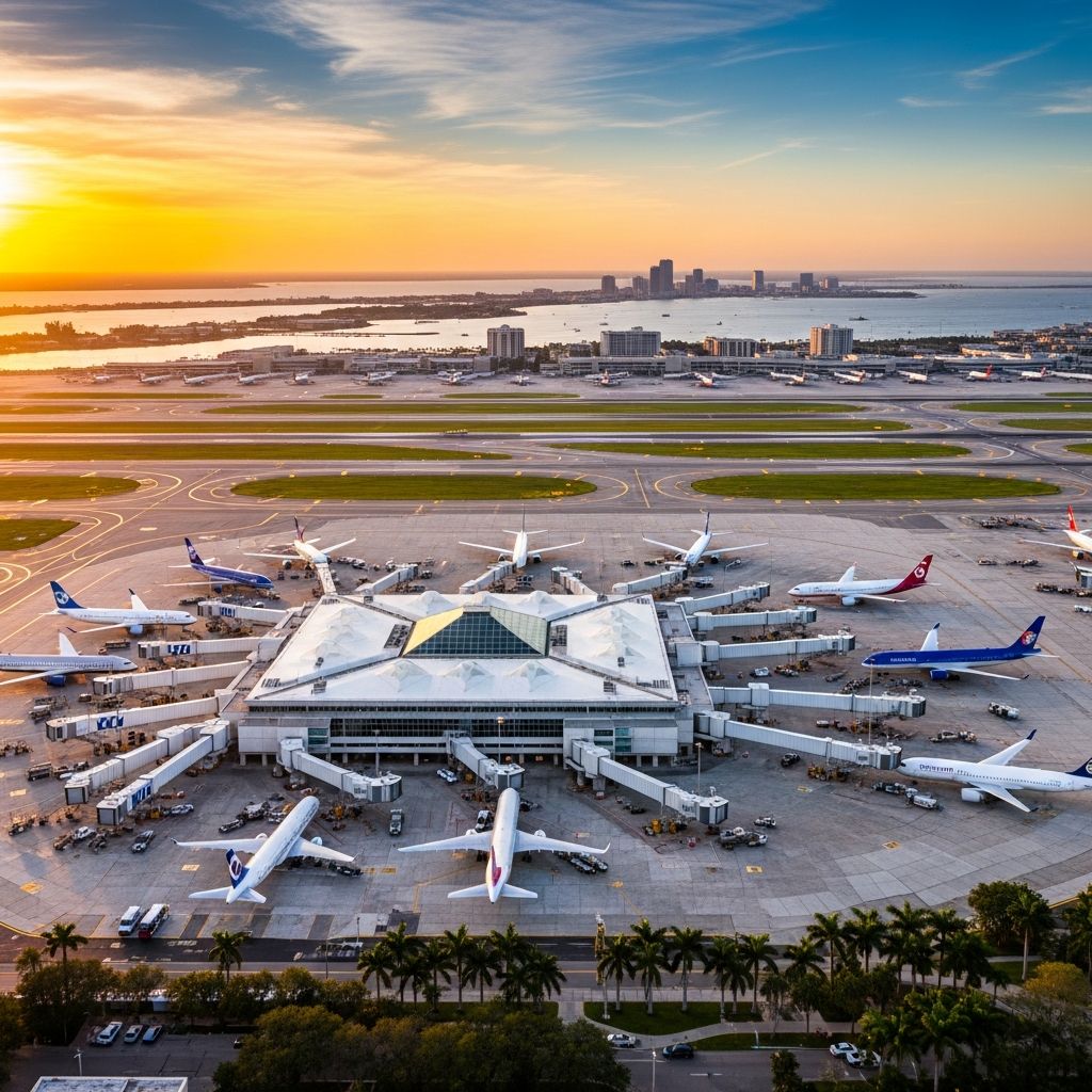 Master navigation, transport, and facilities at Tampa's modern aviation hub