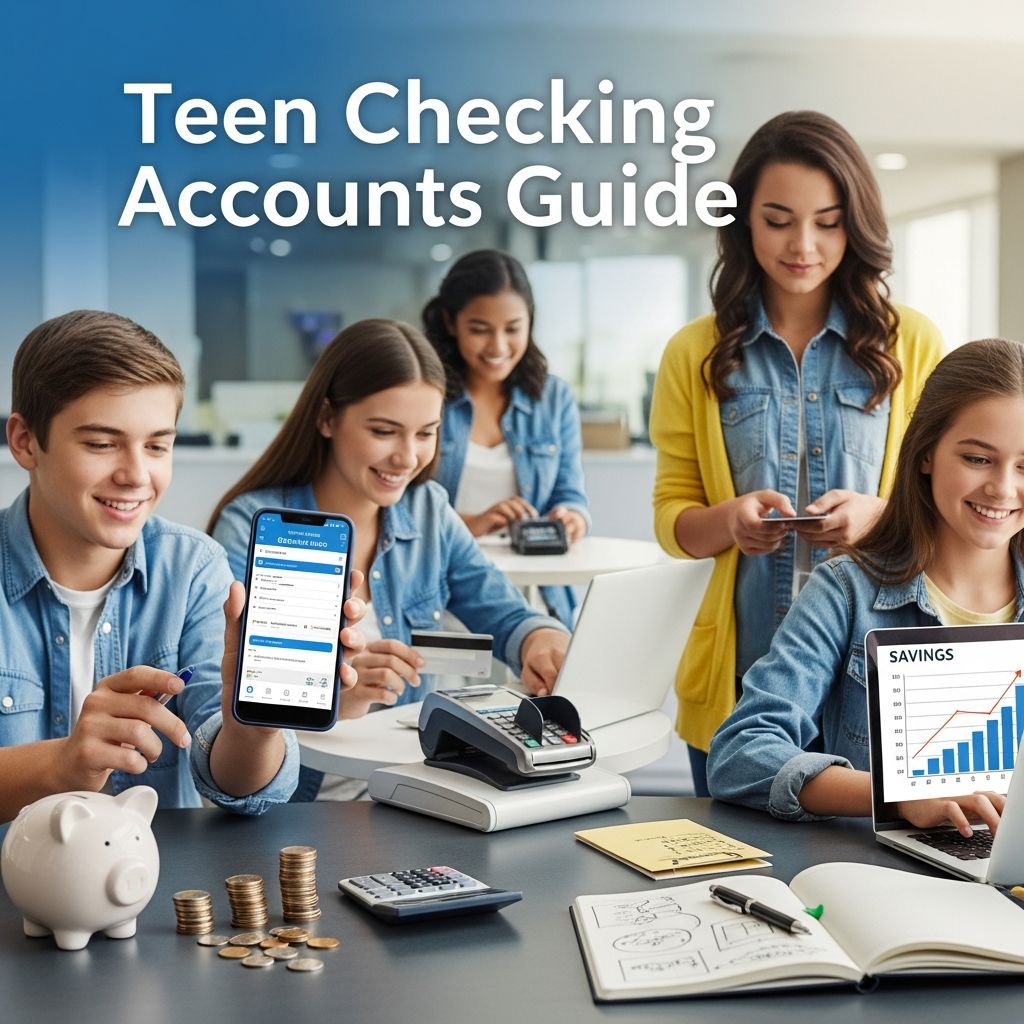 Discover how teen checking accounts build financial skills with parental oversight, no fees, and essential banking tools for ages 13 and up.