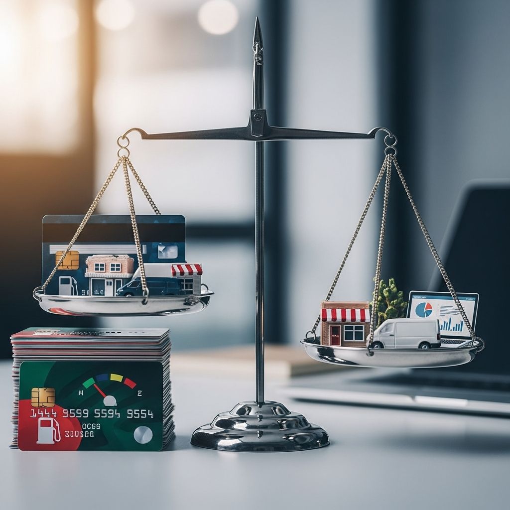 Discover the leading gas credit cards designed for small businesses, offering fuel savings, rewards, and expense controls to optimize your fleet operations.