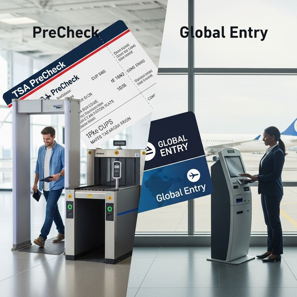Compare TSA PreCheck and Global Entry to find your ideal airport security solution.