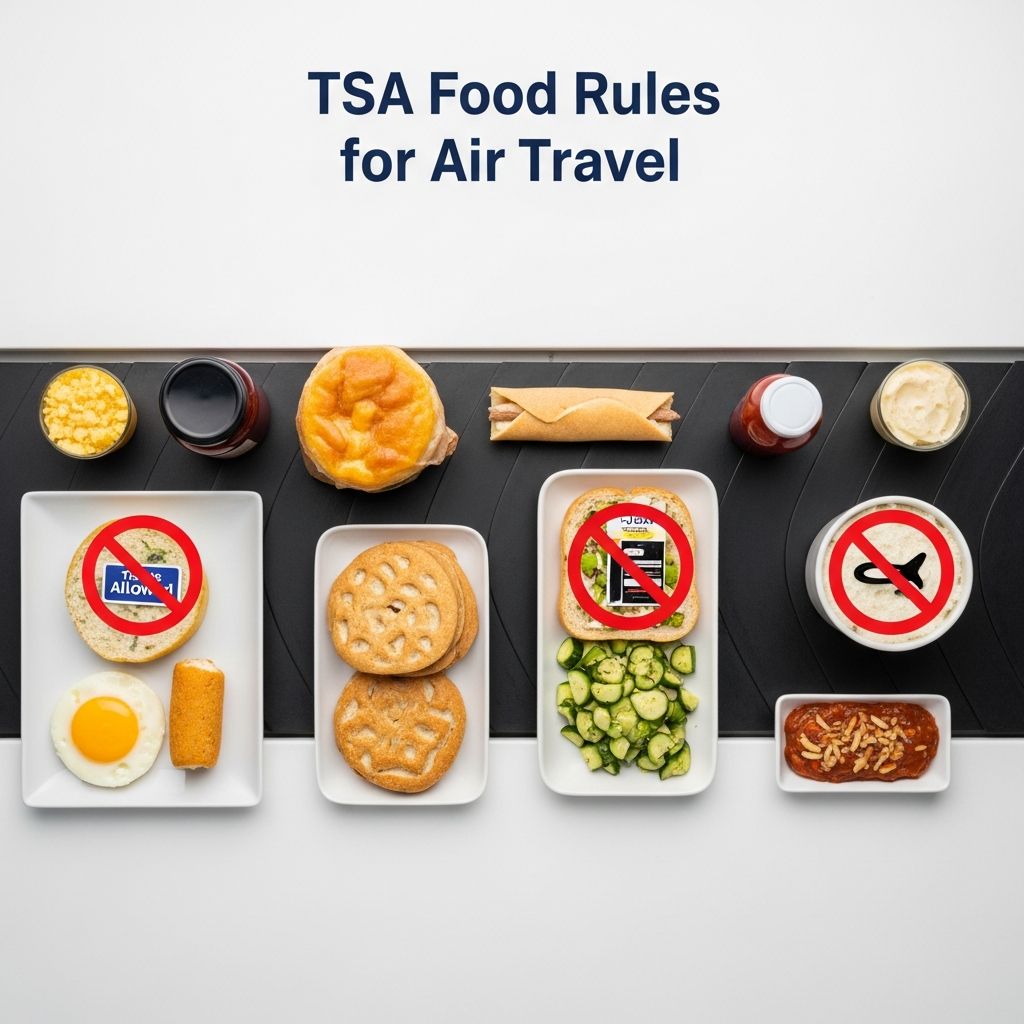Master TSA guidelines on packing food in carry-on and checked bags to avoid security hassles on your next flight.