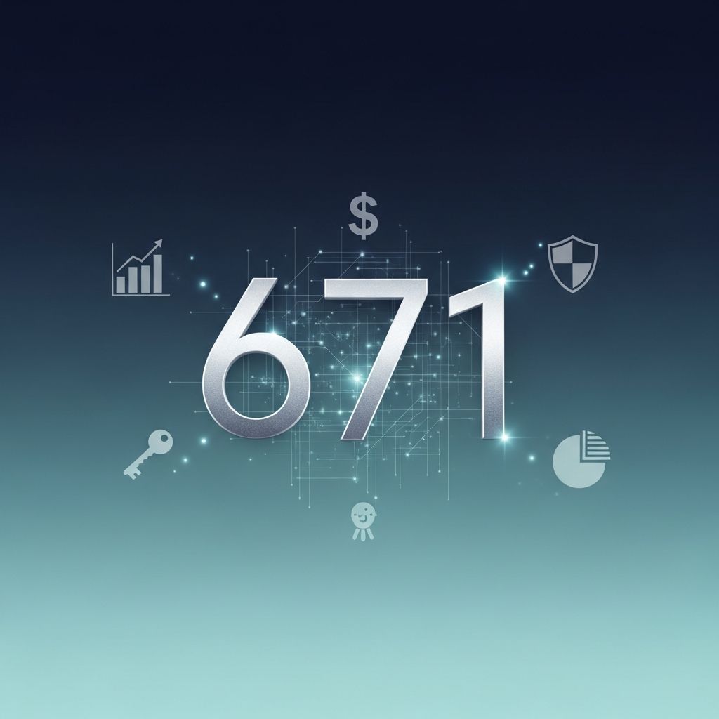 Learn what a 671 credit score means and how to leverage it for better financial opportunities.