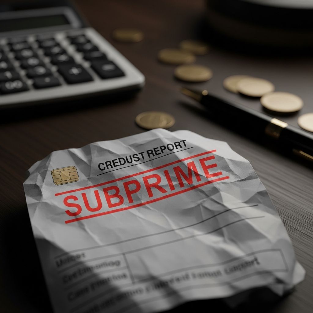 Learn the key indicators that classify you as a subprime borrower and discover pathways to improve your creditworthiness.