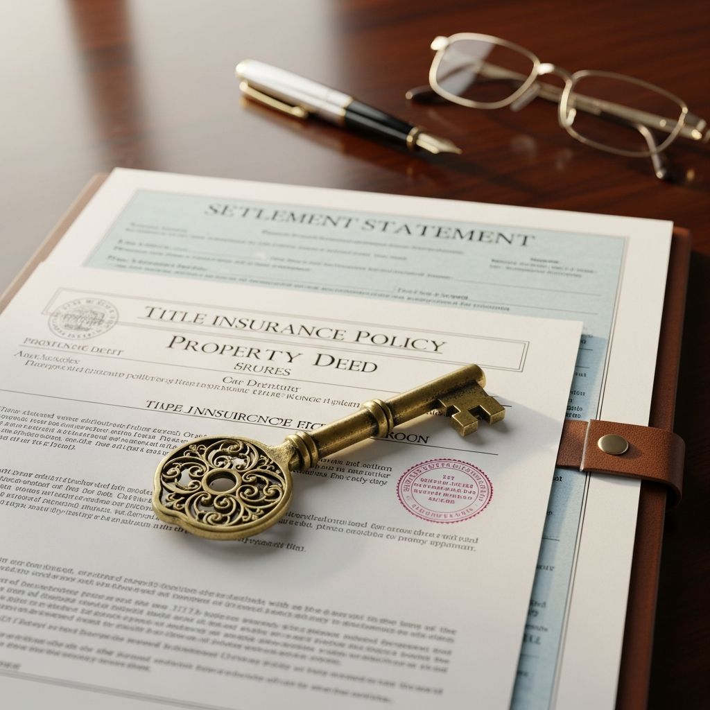 Navigate the essential title search, deed transfer, and insurance steps to secure clear ownership in your home buying journey.