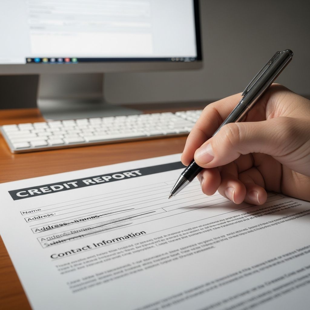 Learn effective strategies to keep your credit reports accurate by updating addresses, names, and other details with major bureaus.