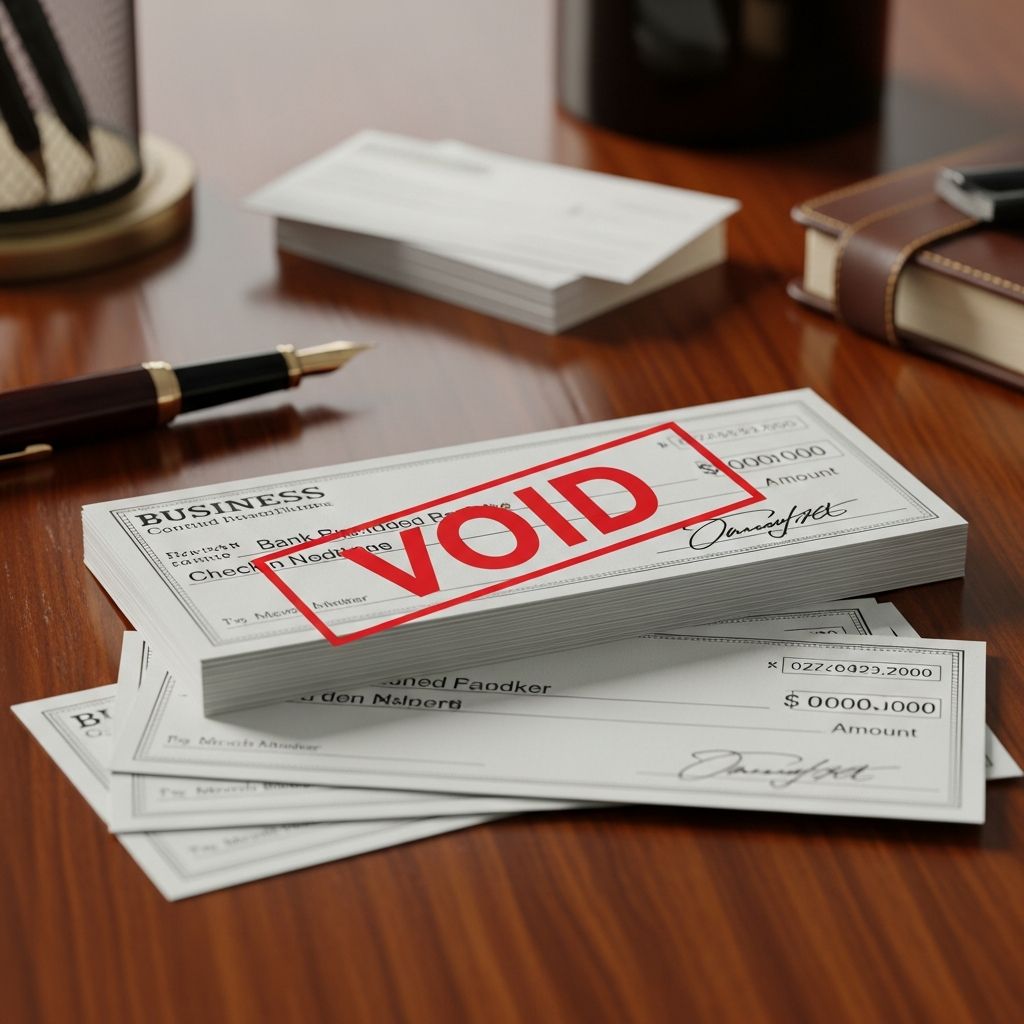 Master the art of voiding checks securely for direct deposits, payments, and error fixes with this detailed step-by-step resource.