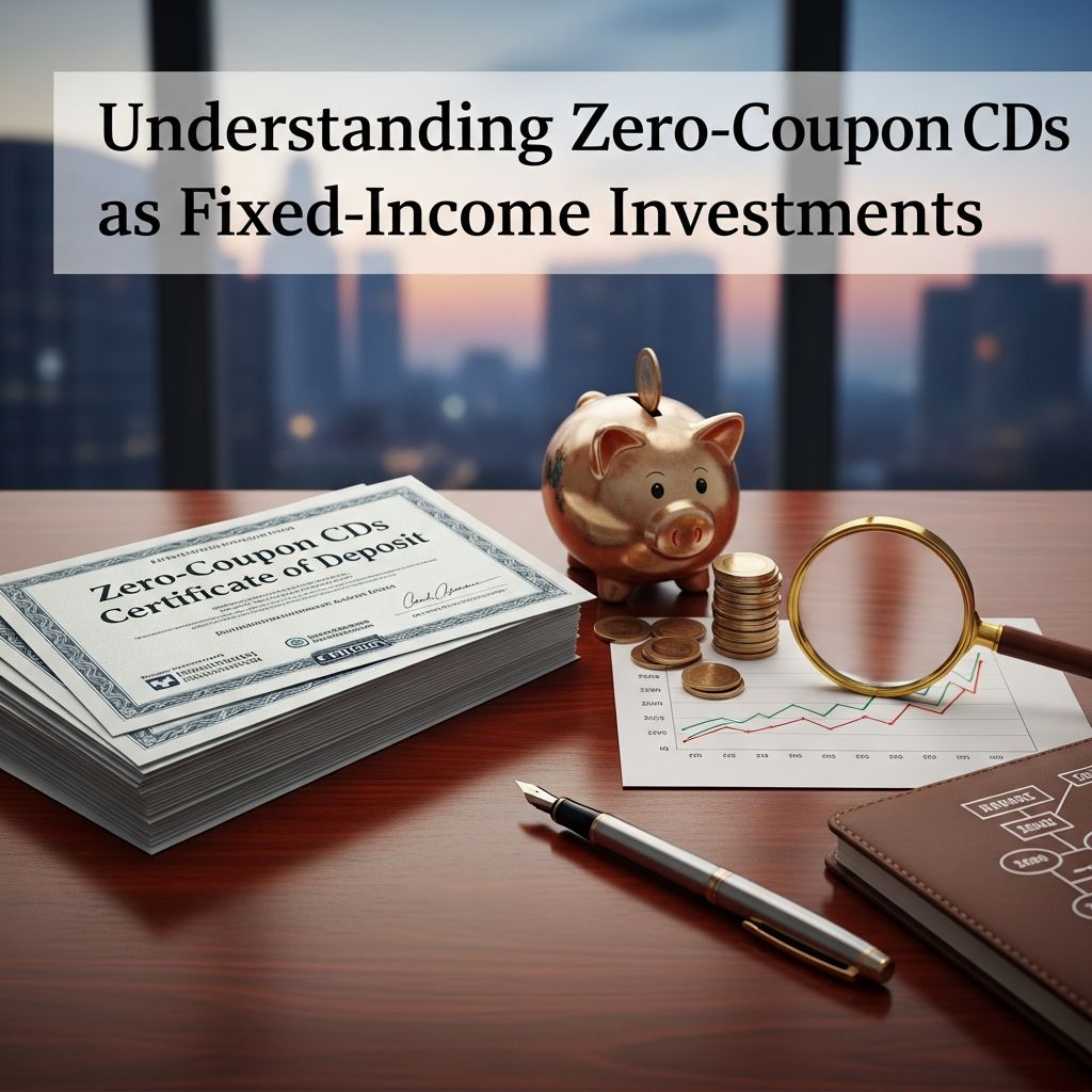 Learn how zero-coupon CDs work and whether they fit your investment strategy.