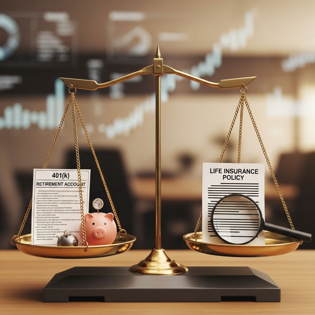 Explore if a 401(k) alone covers your needs or if life insurance adds essential protection for family and legacy planning.