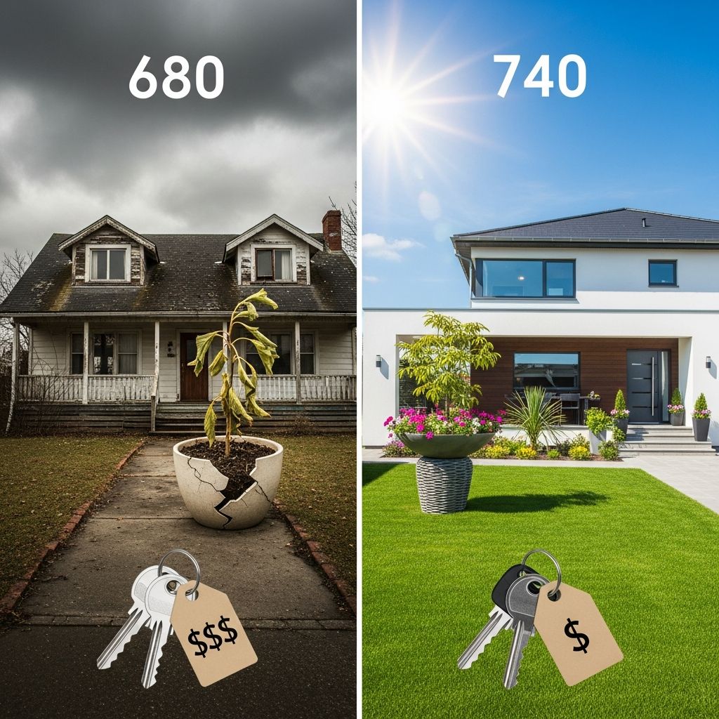 Discover how a 60-point credit score gap from 680 to 740 can save thousands on loans, cards, and more over time.