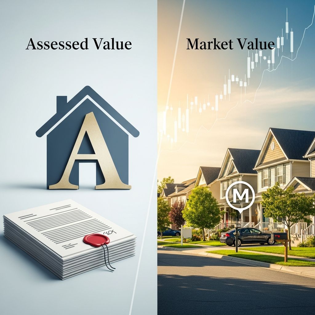 Discover the key differences between assessed and market values, how they're calculated, and their impact on taxes, sales, and loans.