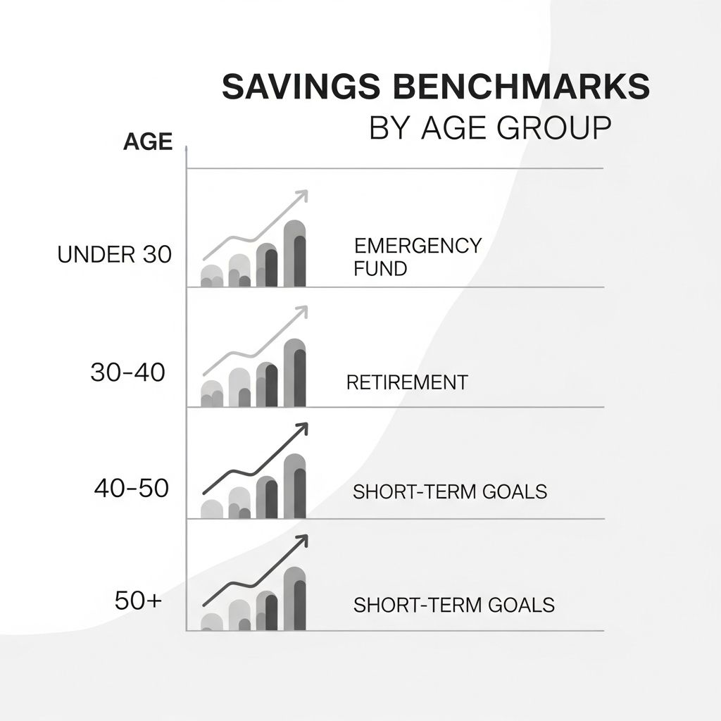Discover how much Americans typically save at each life stage and get actionable steps to build your financial future effectively.