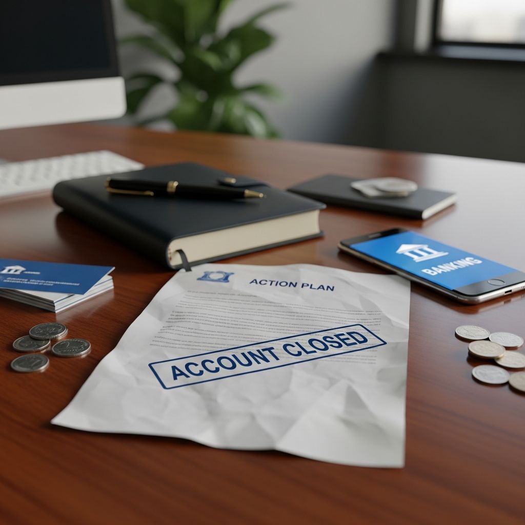 Discover essential steps to handle a sudden bank account closure, protect your credit, secure new banking options, and prevent future issues effectively.