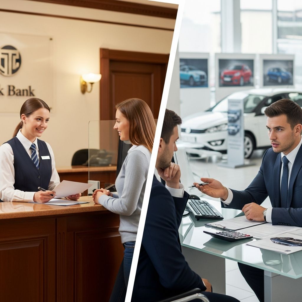 Discover which car financing option saves you money and avoids hidden fees: bank loans or dealership deals?