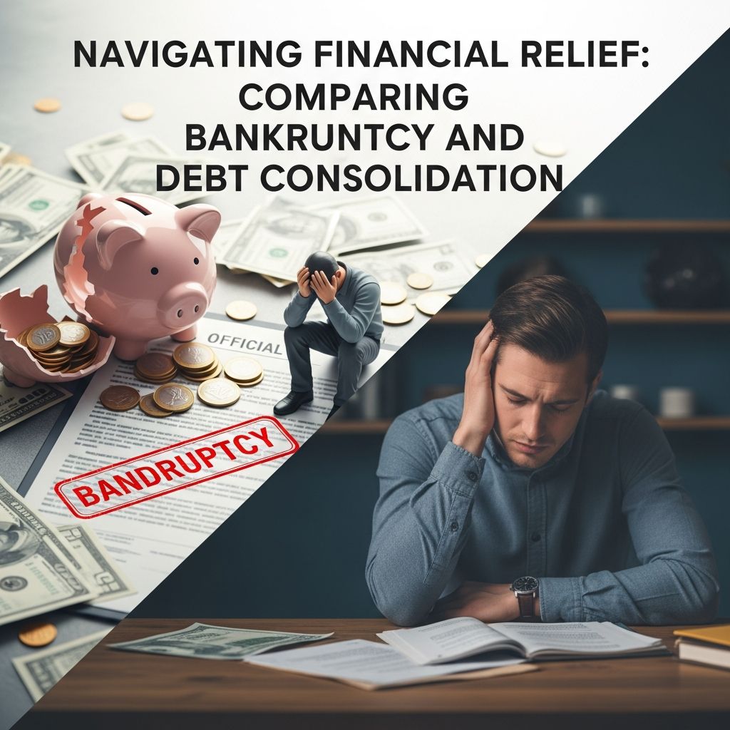 Understand the key differences between bankruptcy and debt consolidation to make the right financial decision.