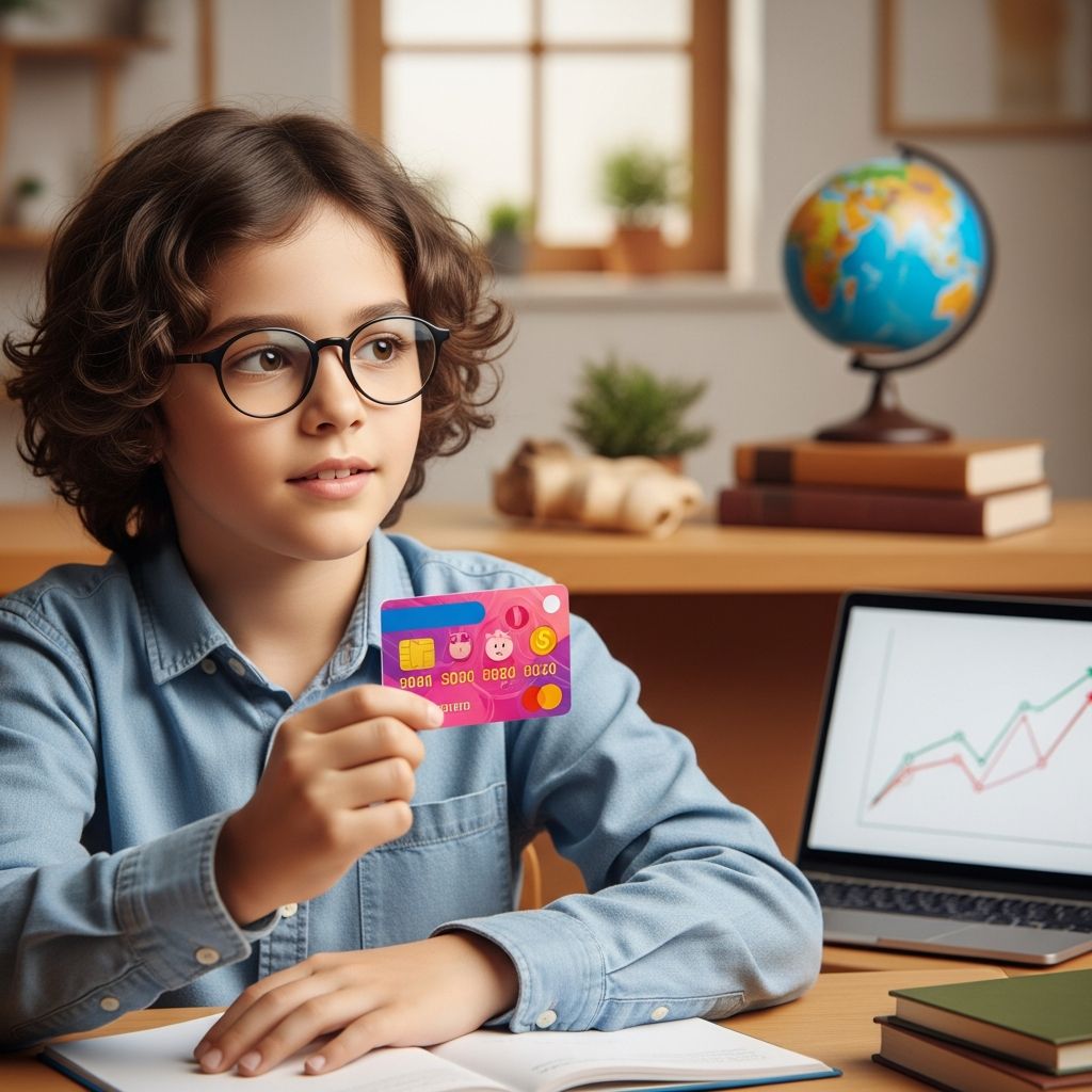 Discover the ideal time to introduce your child to credit cards, balancing credit building benefits with risks of overspending and liability.