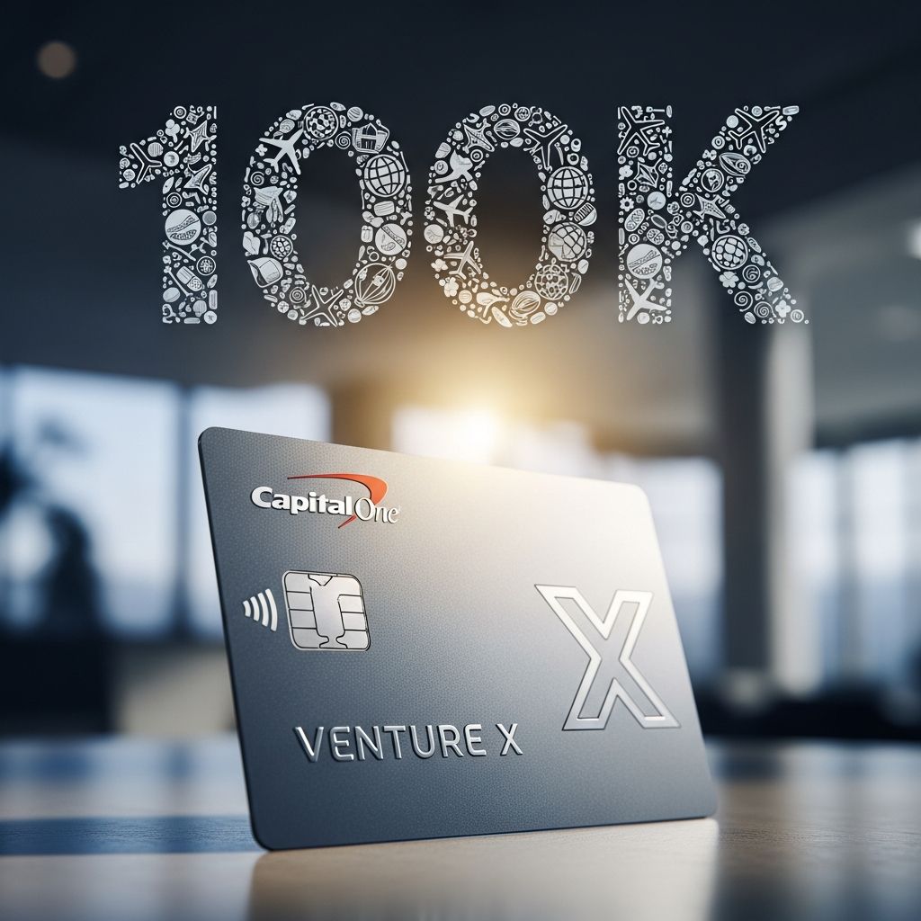 Capital One elevates the Venture X Rewards card with a massive 100,000-mile sign-up bonus, unlocking premium travel perks for savvy spenders.