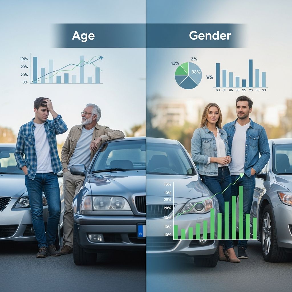 Discover how age and gender shape your car insurance premiums, with data on rates, trends, and state variations for smarter coverage choices.