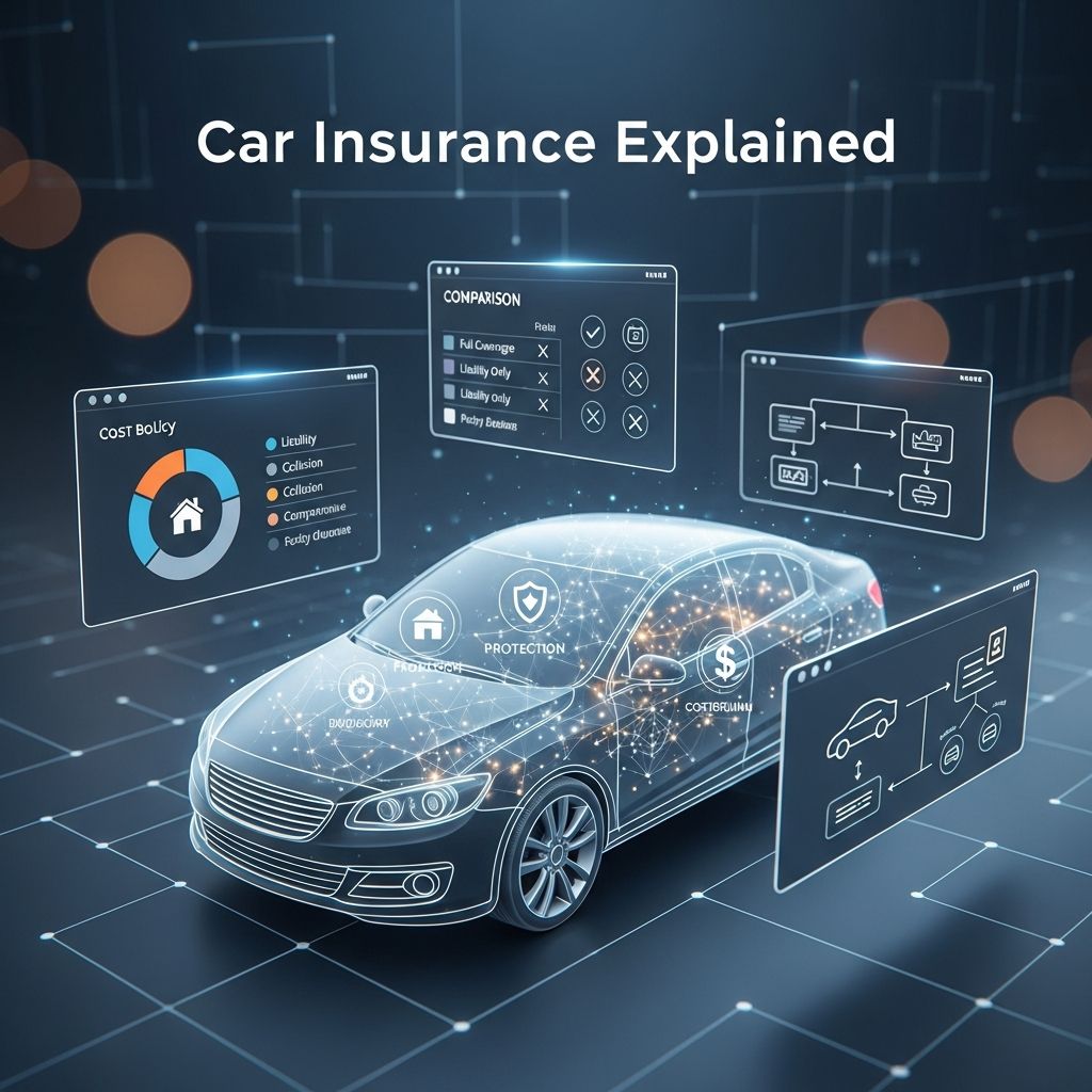 Unlock the essentials of car insurance: from coverage types and premiums to claims processes and smart saving strategies for drivers.