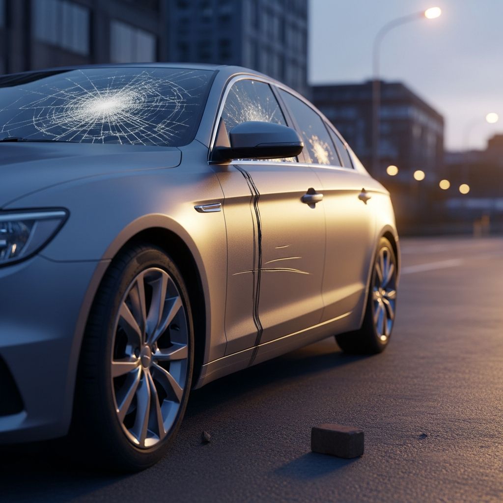 Discover if your auto policy protects against vandalism damage and learn how comprehensive coverage safeguards your vehicle from intentional acts.