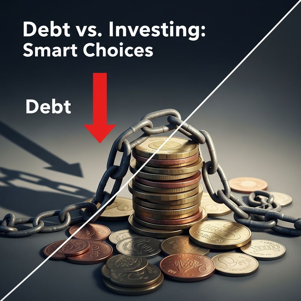 Discover when to tackle credit card debt first or balance it with investing for optimal financial growth and security.