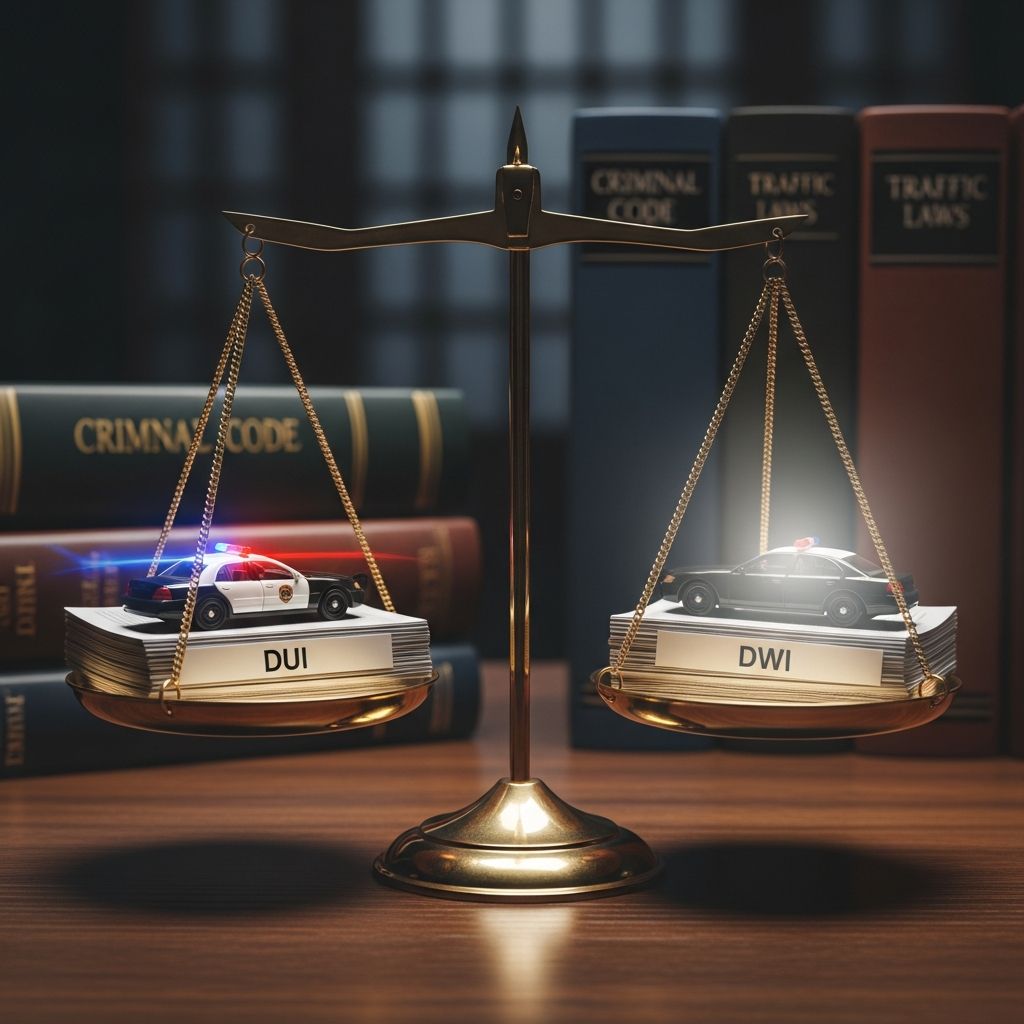 Unravel the confusing world of impaired driving charges: how DUI and DWI differ across states and what it means for penalties.