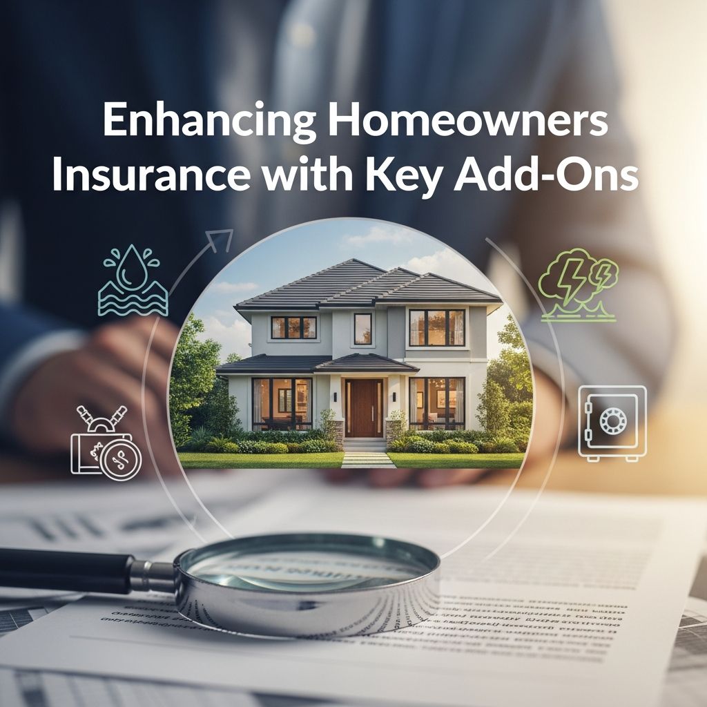 Discover essential homeowners insurance extras that protect your home, valuables, and finances from unexpected risks and gaps in standard coverage.