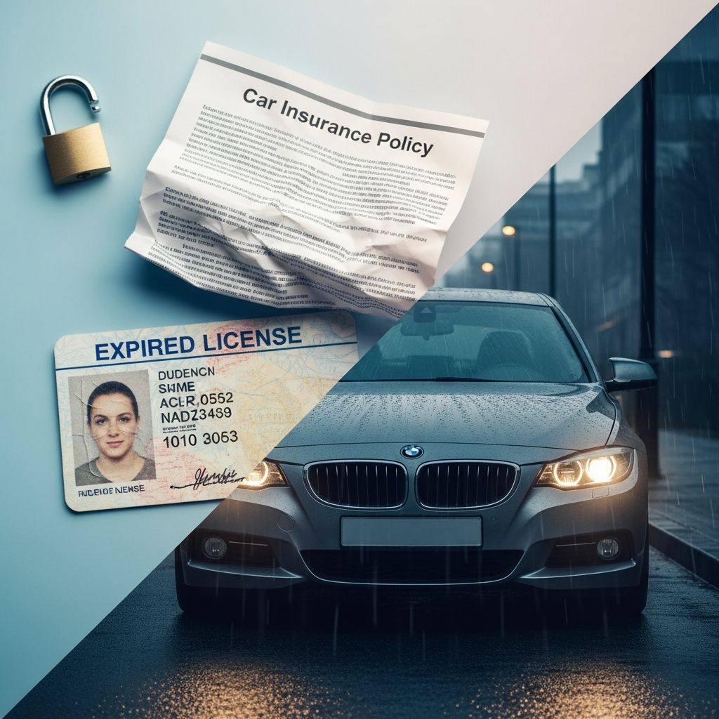 Discover if your auto policy remains active when your driver's license expires and the risks of driving without renewal.