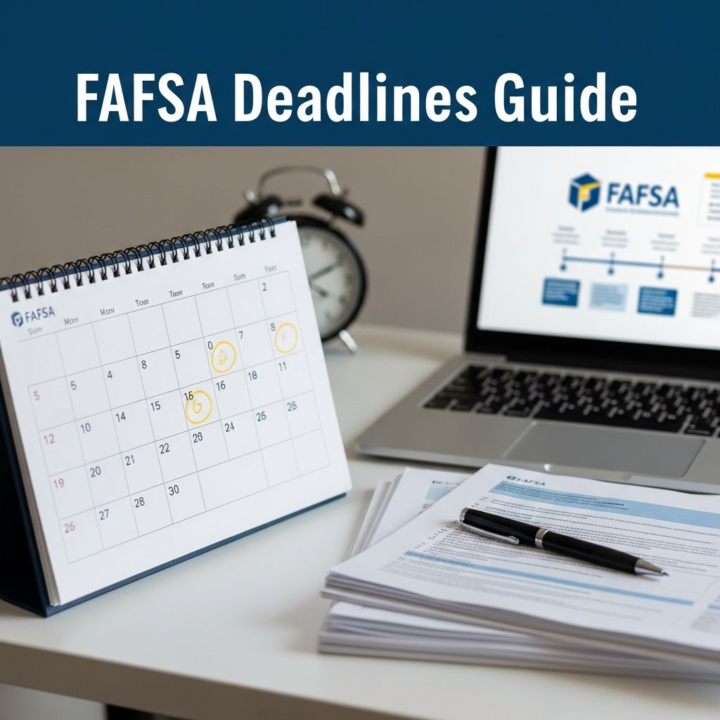 Master FAFSA deadlines for 2025-2026 and 2026-2027 to secure maximum college funding on time.