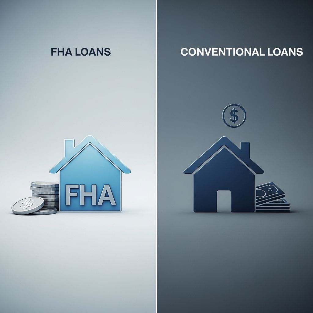 Discover key differences between FHA and conventional loans to choose the best mortgage option for your financial situation and homebuying goals.