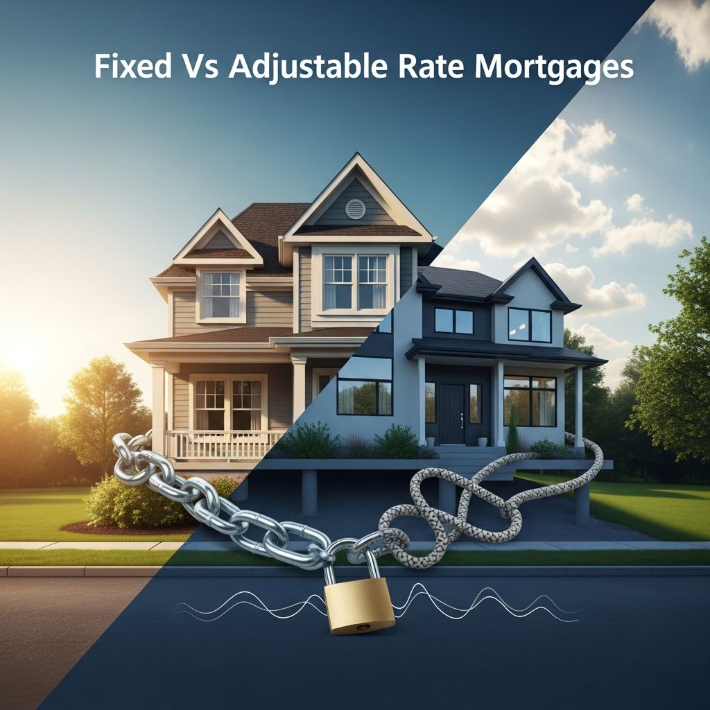 Discover the key differences between fixed-rate and adjustable-rate mortgages to make an informed home financing decision for your future.