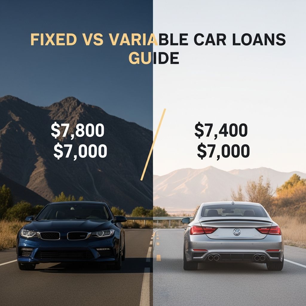 Discover the key differences between fixed and variable rate car loans to make a smart financing choice for your next vehicle purchase.