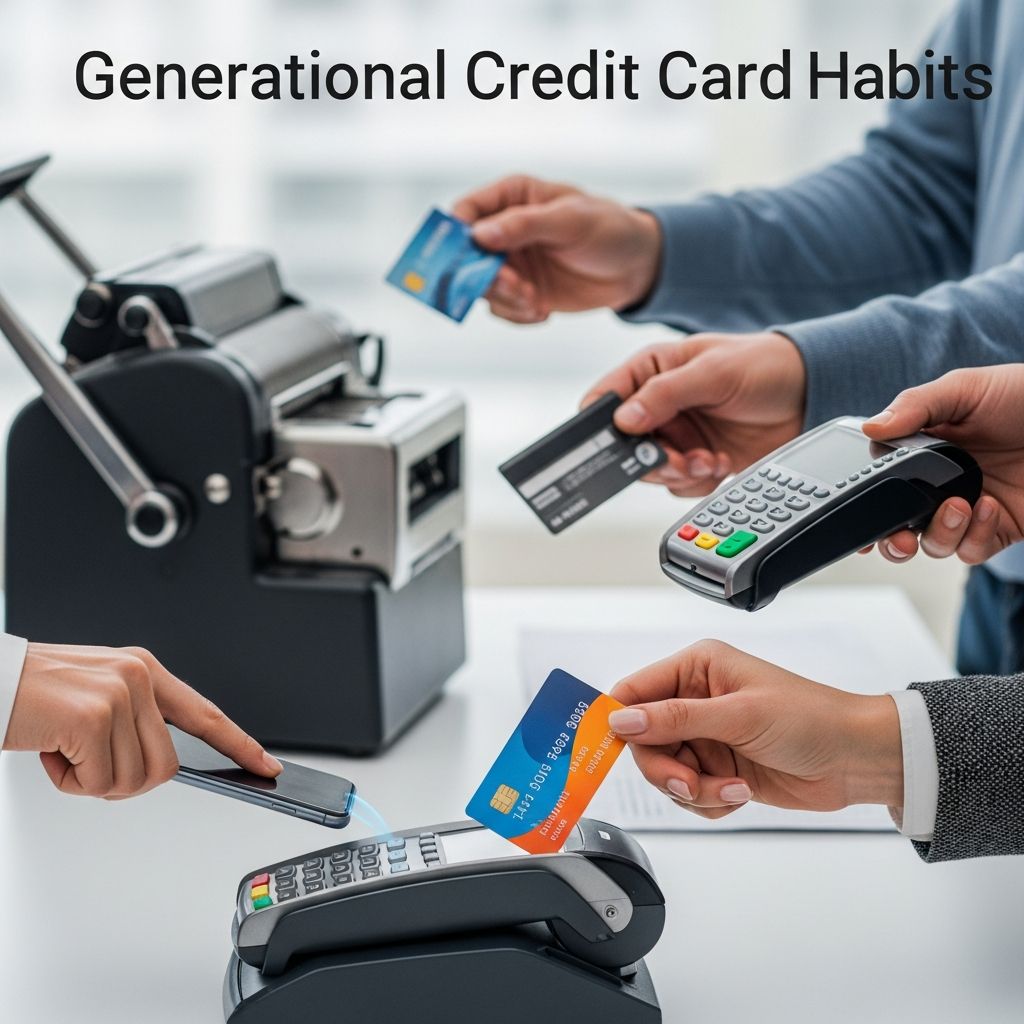 Uncover how Baby Boomers, Gen X, Millennials, and Gen Z approach credit cards differently in ownership, debt, and spending patterns.