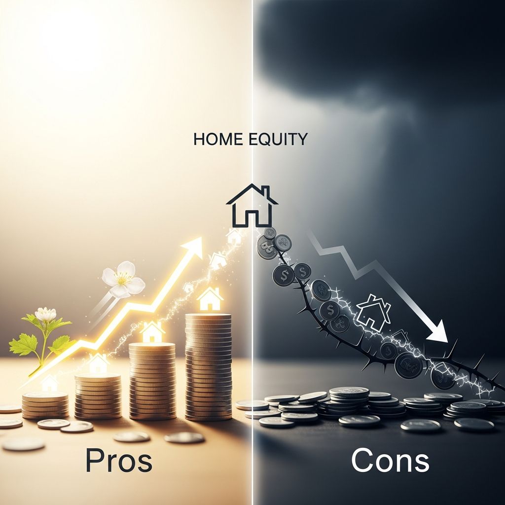 Unlock your home equity wisely: Explore the advantages and pitfalls of HELOCs for smart borrowing decisions.
