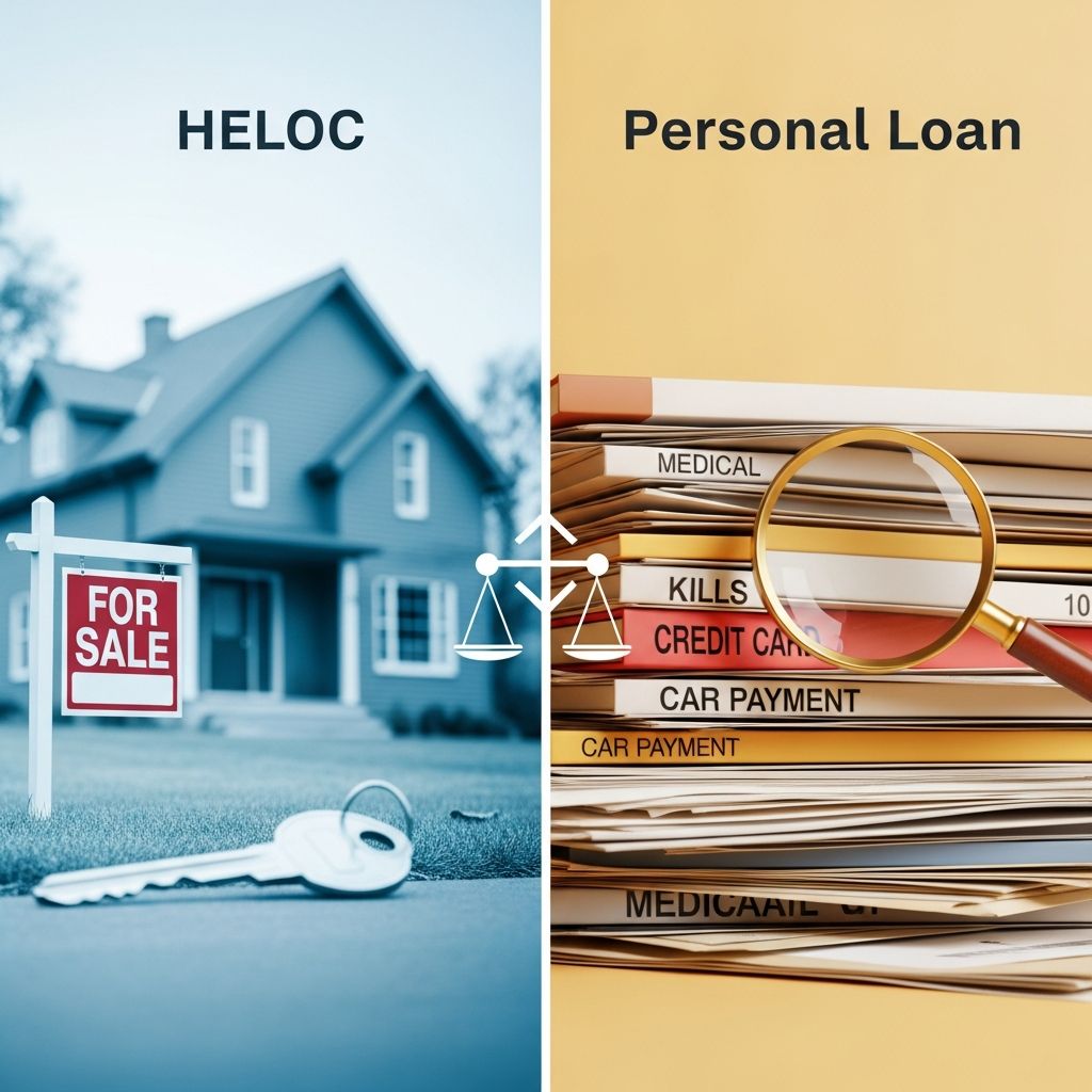 Discover which financing option suits your needs: flexible HELOCs or quick personal loans, with pros, cons, and key comparisons.