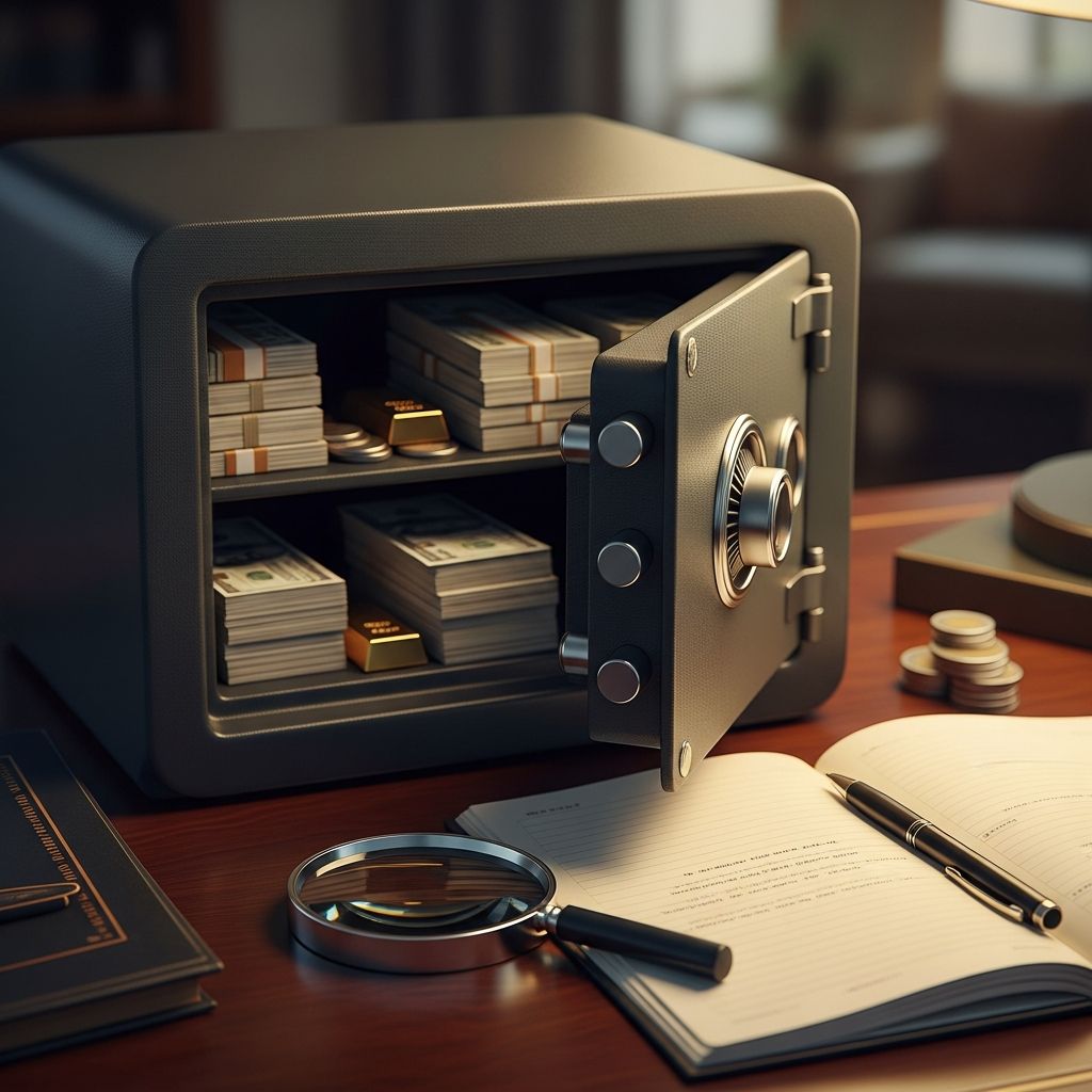 Learn optimal strategies for securing physical currency at home