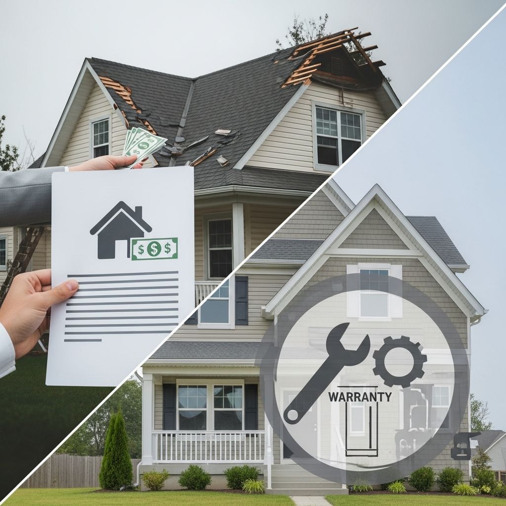 Discover the key differences between home insurance and home warranties to protect your property from disasters and everyday breakdowns effectively.