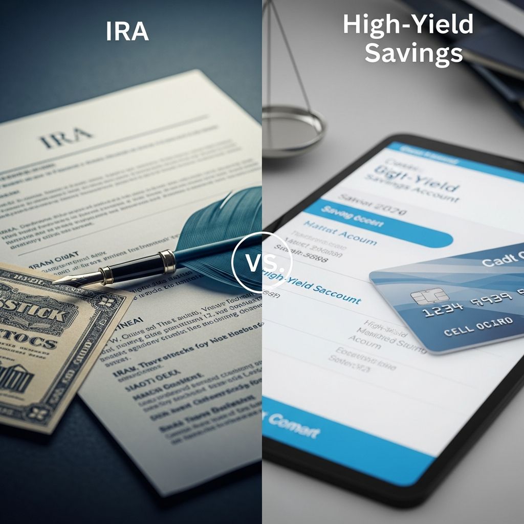 Discover how IRAs and high-yield savings accounts differ in growth, access, taxes, and ideal uses for your financial goals.