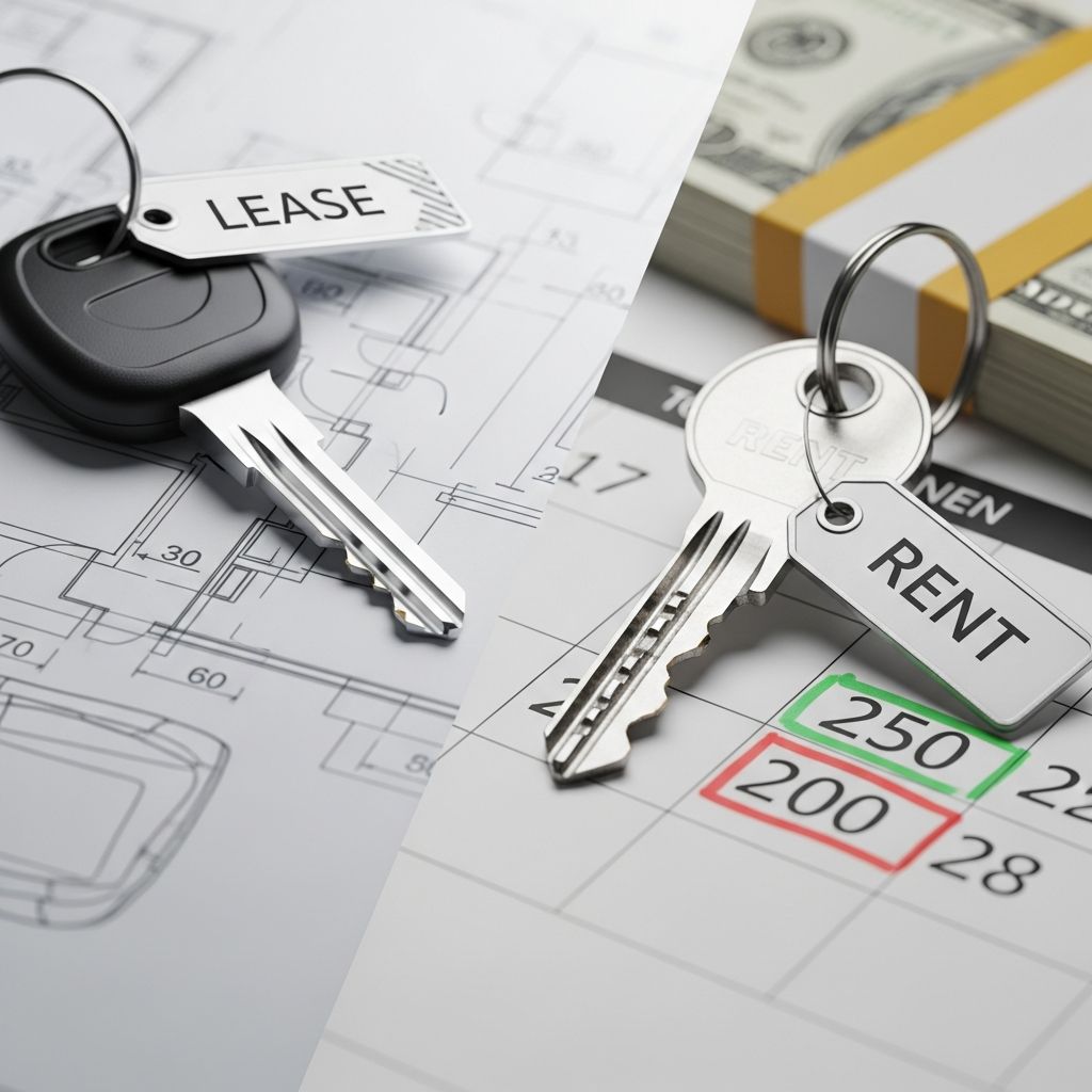 Discover the essential distinctions between leasing and renting to make informed housing decisions for your lifestyle and budget.