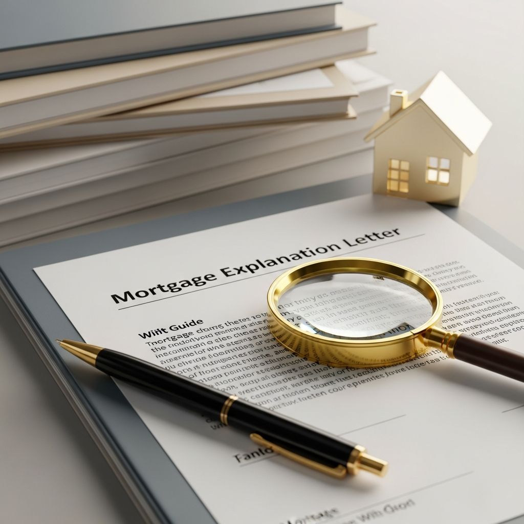 Master the art of crafting a mortgage letter of explanation to overcome underwriting hurdles and secure your home loan approval.