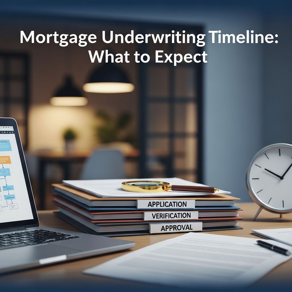 Understand the mortgage underwriting process timeline and learn strategies to accelerate approval.