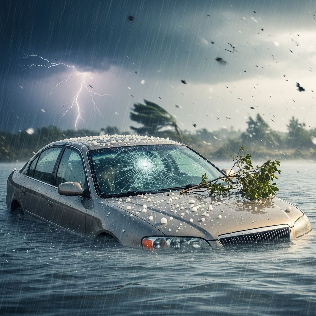 Discover how comprehensive car insurance safeguards your vehicle against floods, hurricanes, earthquakes, and more natural calamities.