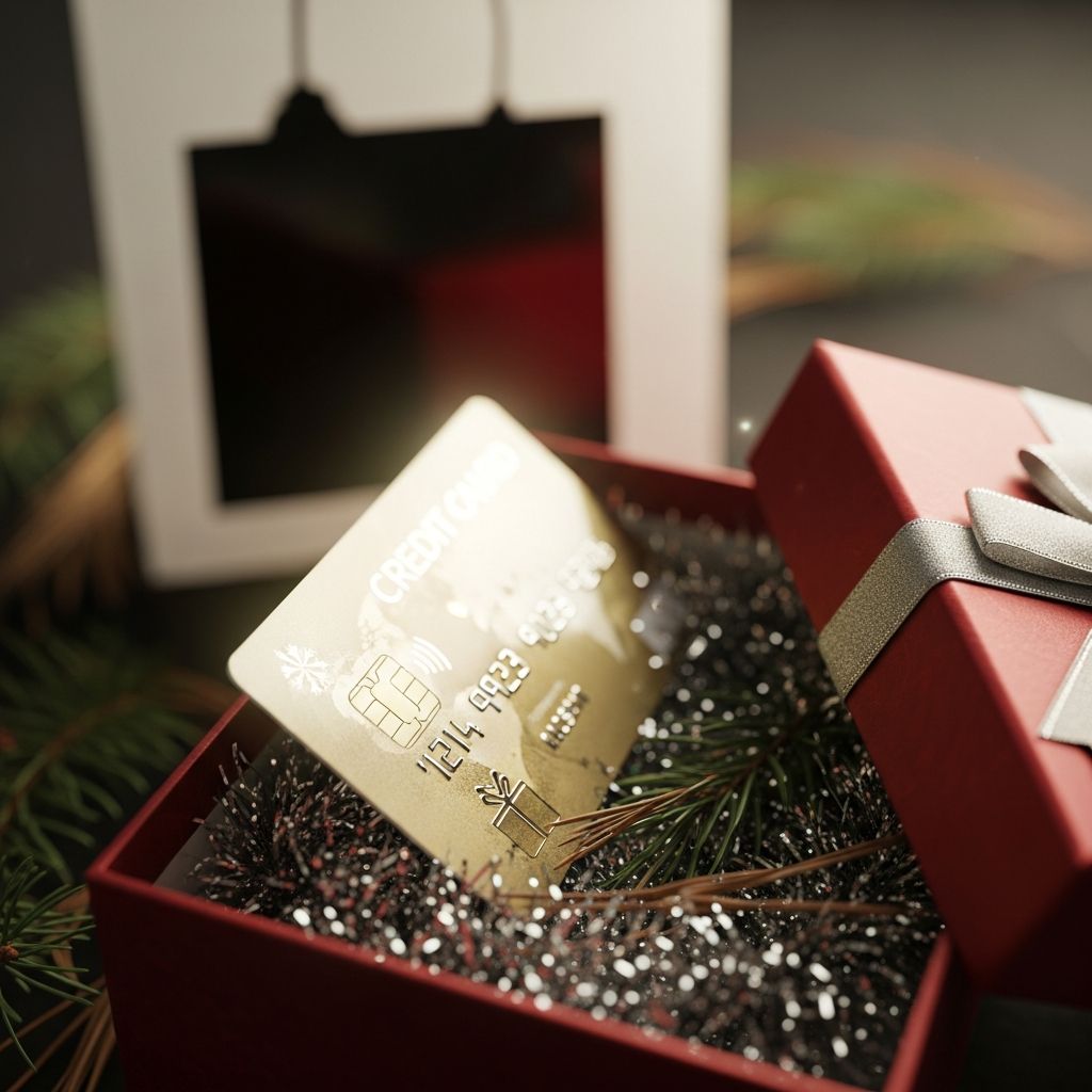 Explore the advantages and disadvantages of opening a new credit card during the holiday season.