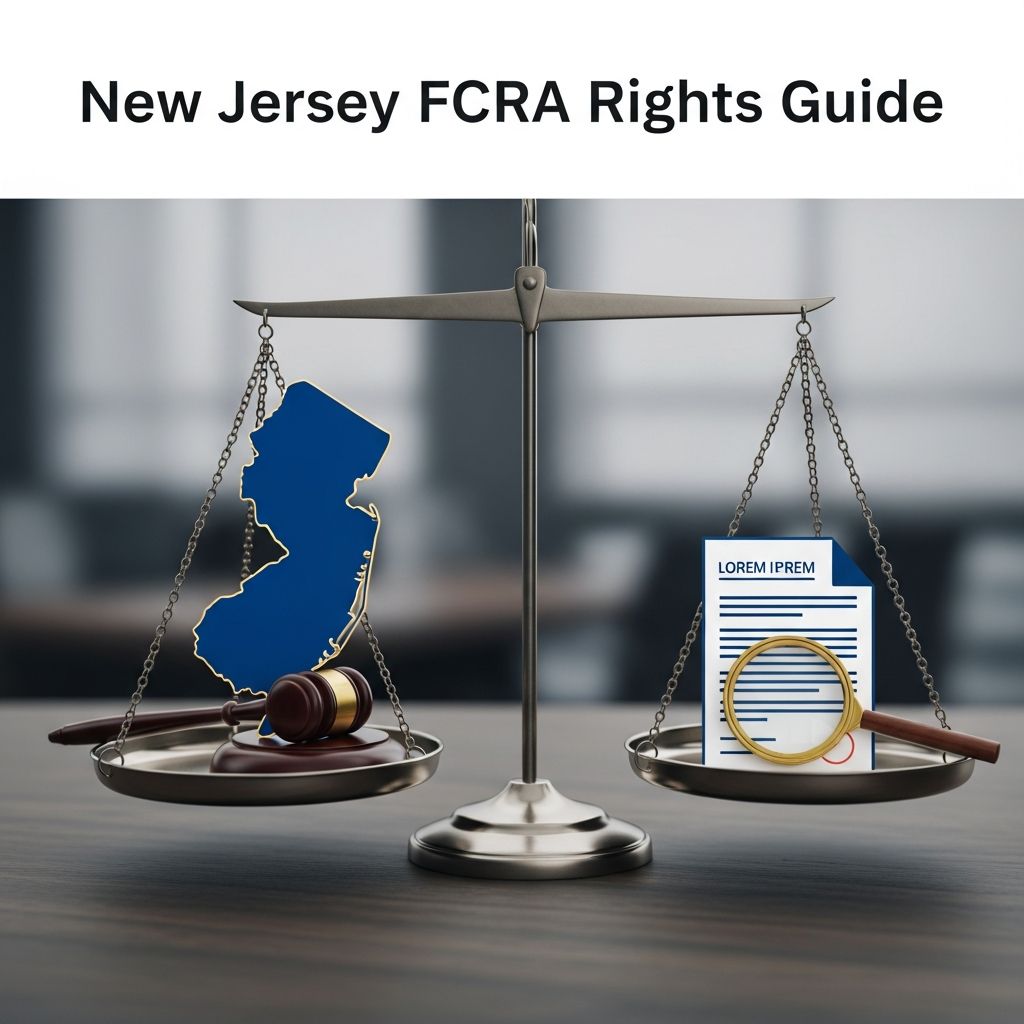 Discover your enhanced consumer protections under the FCRA in New Jersey, including state-specific rules for credit reports and disputes.