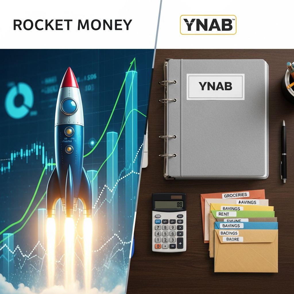 Discover which budgeting app suits your financial style: Rocket Money's automation or YNAB's disciplined approach.