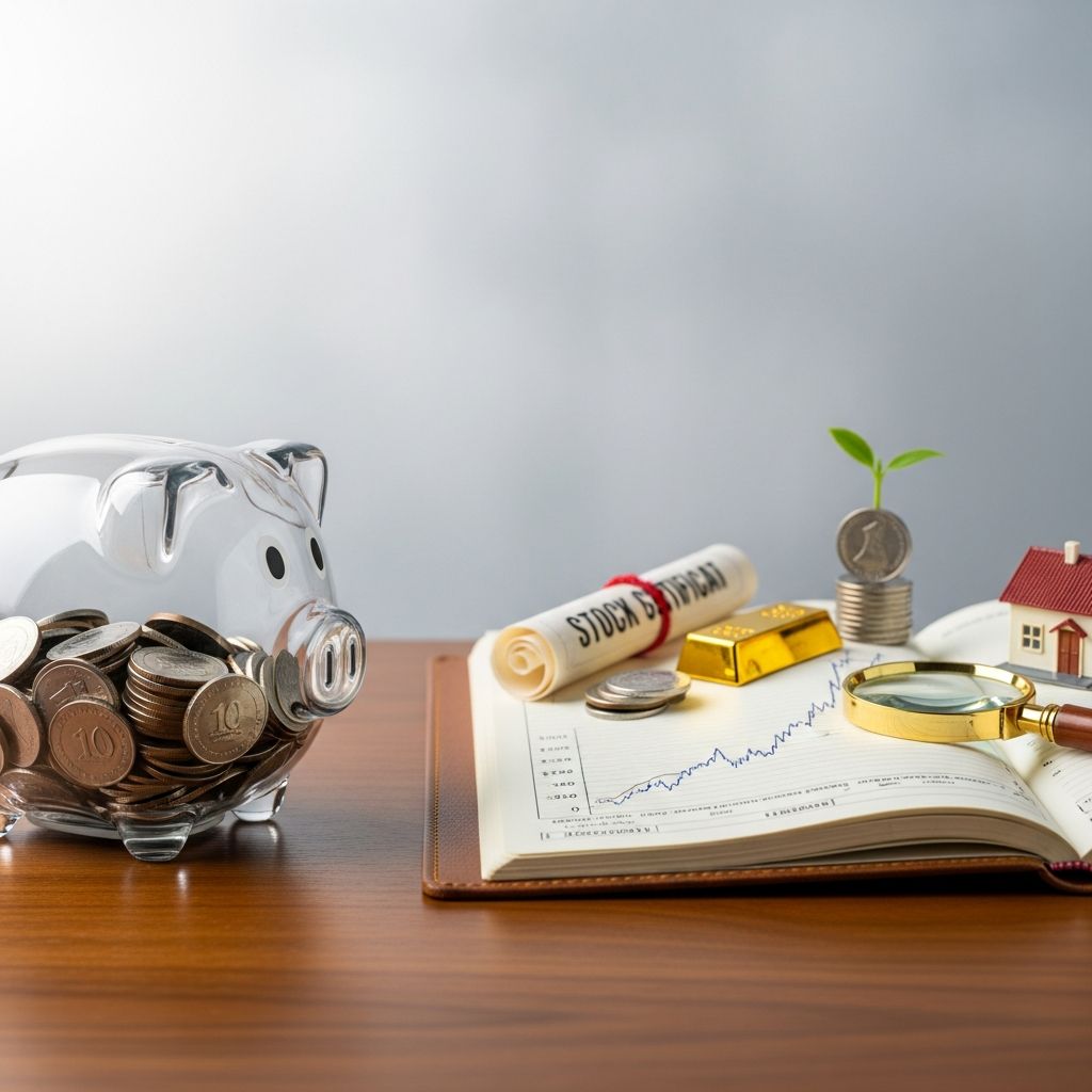 Discover how saving protects your money for the short term while investing builds long-term wealth through smart risk-taking.