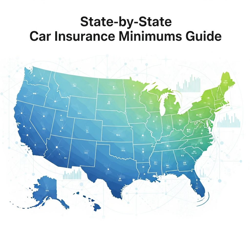 Navigate mandatory coverage requirements across all 50 states with detailed limits.