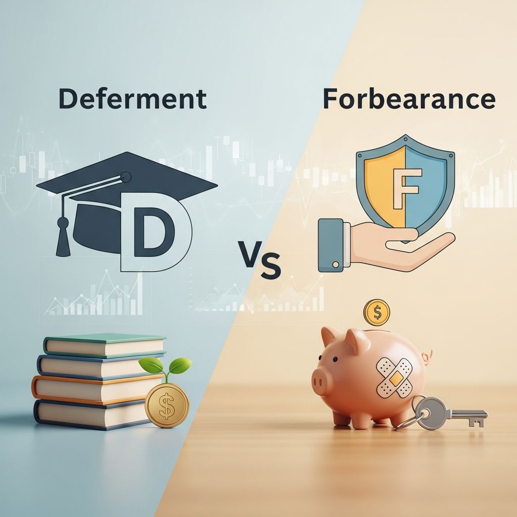Understand the key differences between student loan deferment and forbearance to choose the best temporary relief option for your financial situation.