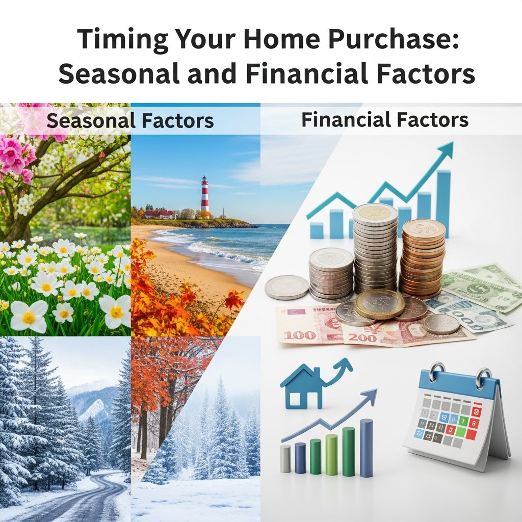 Navigate seasonal market trends and personal finances to find your ideal homebuying window