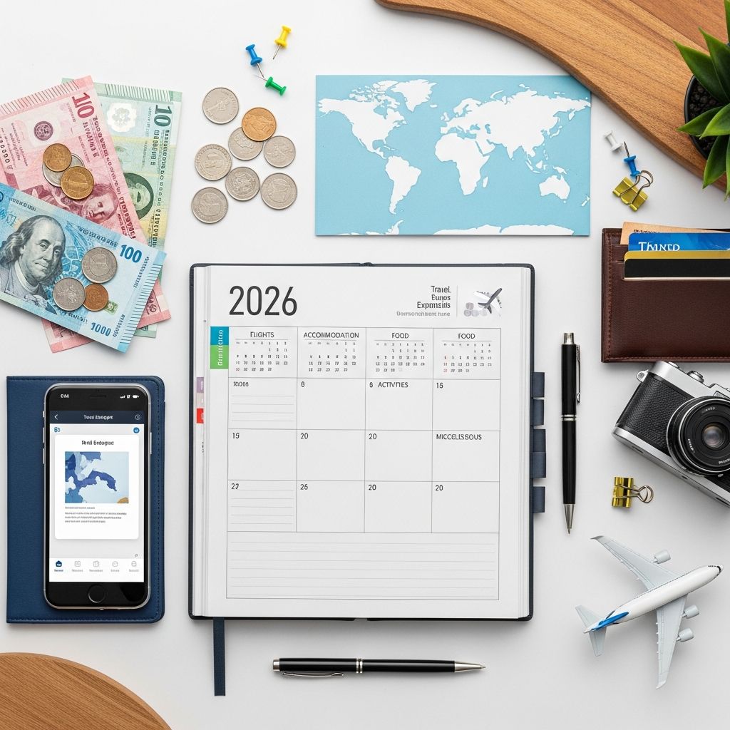 Comprehensive breakdown of vacation spending across all travel categories