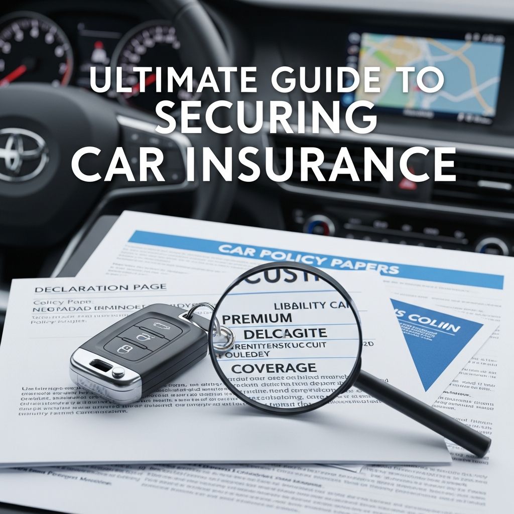 Navigate the complexities of car insurance with our detailed roadmap, from understanding coverage options to finalizing your policy for maximum protection.